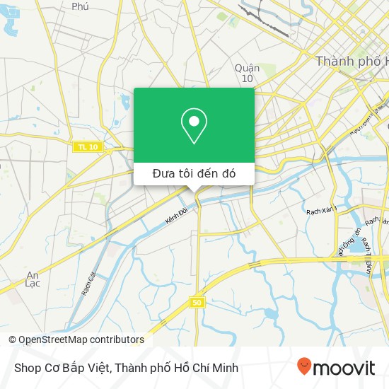 Bản đồ Shop Cơ Bắp Việt, 55 ĐƯỜNG Tùy Lý Vương Quận 8, Thành Phố Hồ Chí Minh