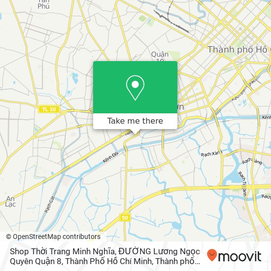 Bản đồ Shop Thời Trang Minh Nghĩa, ĐƯỜNG Lương Ngọc Quyên Quận 8, Thành Phố Hồ Chí Minh