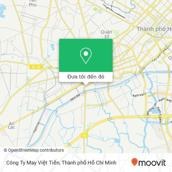 Bản đồ Công Ty May Việt Tiến, ĐƯỜNG Tùng Thiện Vương Quận 8, Thành Phố Hồ Chí Minh