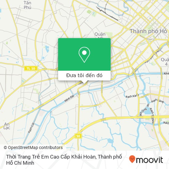 Bản đồ Thời Trang Trẻ Em Cao Cấp Khải Hoàn, ĐƯỜNG Cao Xuân Dục Quận 8, Thành Phố Hồ Chí Minh