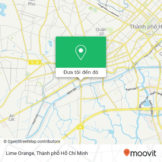 Bản đồ Lime Orange, ĐƯỜNG Tùng Thiện Vương Quận 8, Thành Phố Hồ Chí Minh