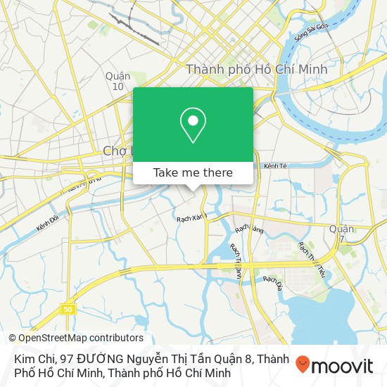 Bản đồ Kim Chi, 97 ĐƯỜNG Nguyễn Thị Tần Quận 8, Thành Phố Hồ Chí Minh