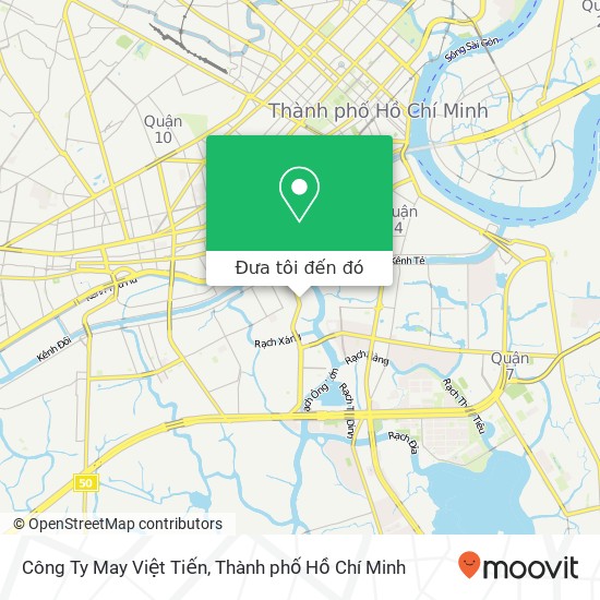 Bản đồ Công Ty May Việt Tiến, 221 ĐƯỜNG Dương Bá Trạc Quận 8, Thành Phố Hồ Chí Minh