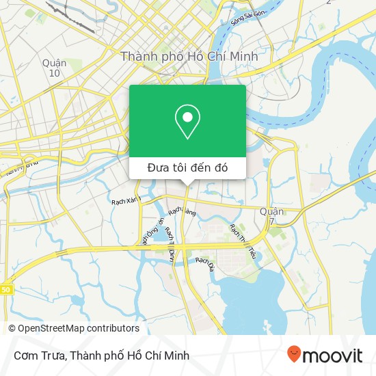Bản đồ Cơm Trưa, ĐƯỜNG Nguyễn Hữu Thọ Quận 7, Thành Phố Hồ Chí Minh