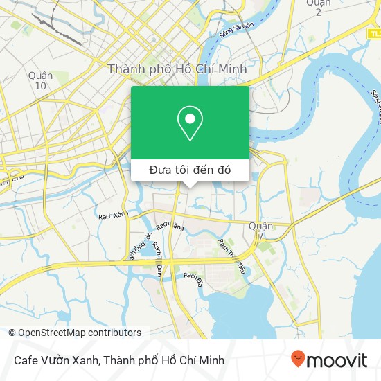 Bản đồ Cafe Vườn Xanh, ĐƯỜNG Số 63 Quận 7, Thành Phố Hồ Chí Minh