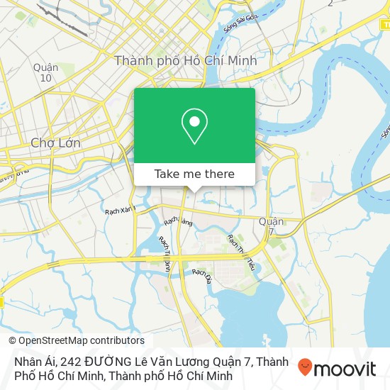 Bản đồ Nhân Ái, 242 ĐƯỜNG Lê Văn Lương Quận 7, Thành Phố Hồ Chí Minh