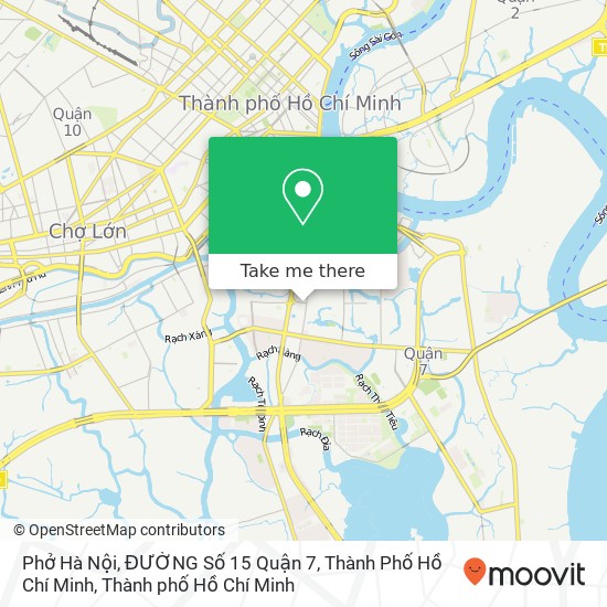 Bản đồ Phở Hà Nội, ĐƯỜNG Số 15 Quận 7, Thành Phố Hồ Chí Minh