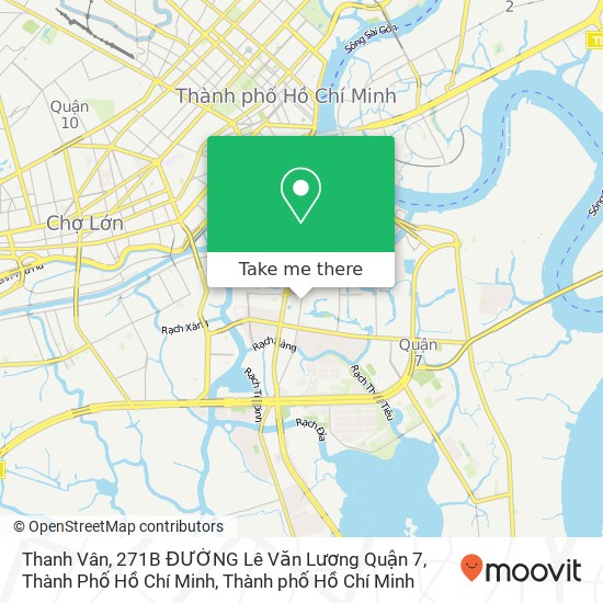 Bản đồ Thanh Vân, 271B ĐƯỜNG Lê Văn Lương Quận 7, Thành Phố Hồ Chí Minh