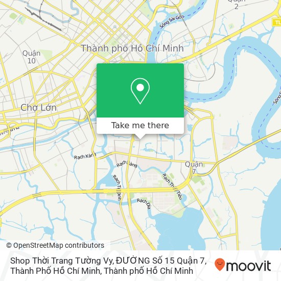 Bản đồ Shop Thời Trang Tường Vy, ĐƯỜNG Số 15 Quận 7, Thành Phố Hồ Chí Minh