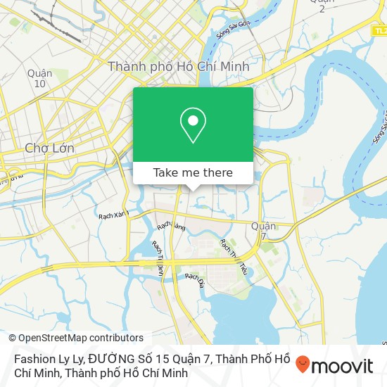 Bản đồ Fashion Ly Ly, ĐƯỜNG Số 15 Quận 7, Thành Phố Hồ Chí Minh