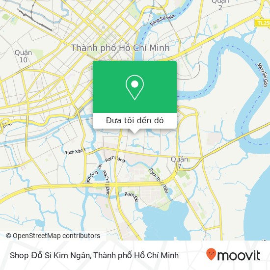 Bản đồ Shop Đồ Si Kim Ngân, ĐƯỜNG Số 15 Quận 7, Thành Phố Hồ Chí Minh