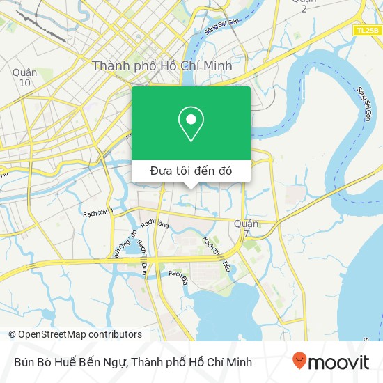 Bản đồ Bún Bò Huế Bến Ngự, 229 ĐƯỜNG Số 17 Quận 7, Thành Phố Hồ Chí Minh