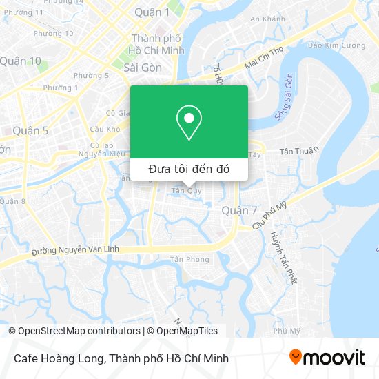Bản đồ Cafe Hoàng Long