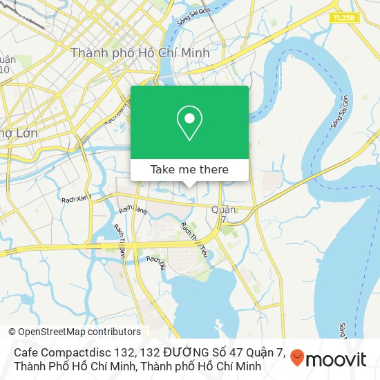Bản đồ Cafe Compactdisc 132, 132 ĐƯỜNG Số 47 Quận 7, Thành Phố Hồ Chí Minh