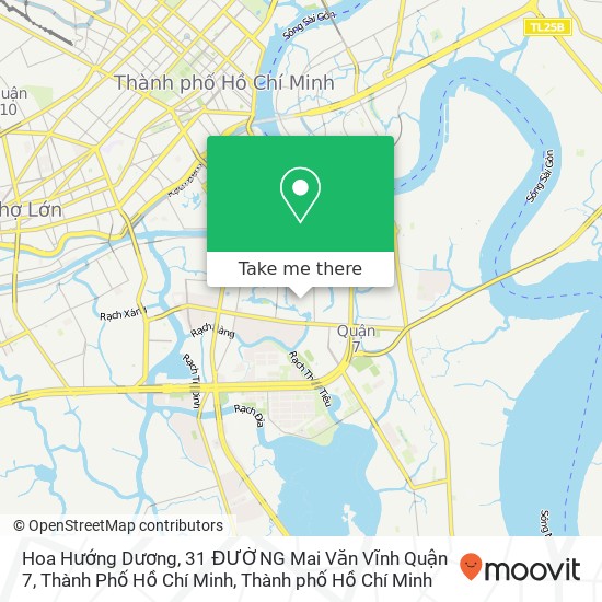 Bản đồ Hoa Hướng Dương, 31 ĐƯỜNG Mai Văn Vĩnh Quận 7, Thành Phố Hồ Chí Minh