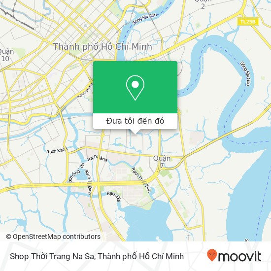 Bản đồ Shop Thời Trang Na Sa, 22 ĐƯỜNG Số 17 Quận 7, Thành Phố Hồ Chí Minh