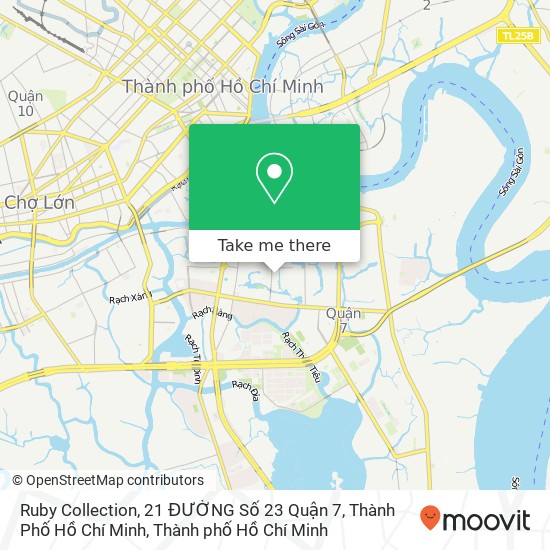 Bản đồ Ruby Collection, 21 ĐƯỜNG Số 23 Quận 7, Thành Phố Hồ Chí Minh
