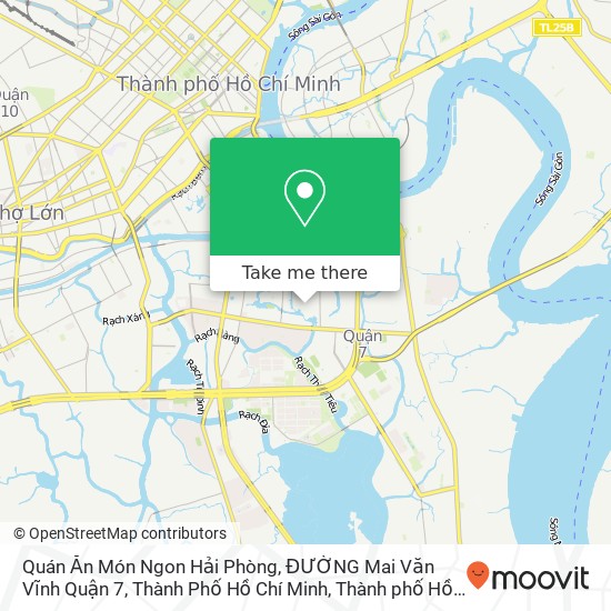 Bản đồ Quán Ăn Món Ngon Hải Phòng, ĐƯỜNG Mai Văn Vĩnh Quận 7, Thành Phố Hồ Chí Minh