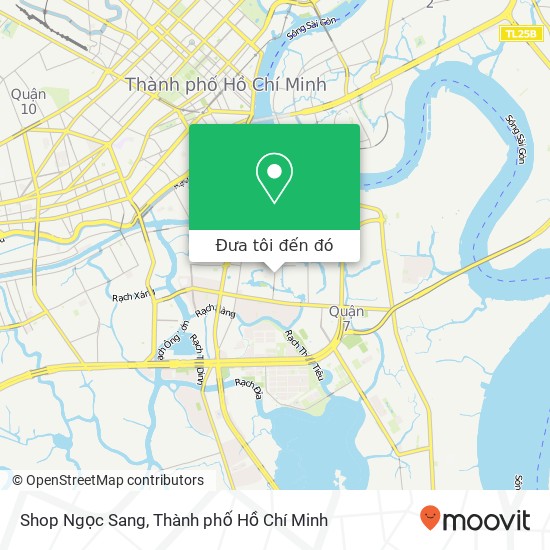 Bản đồ Shop Ngọc Sang, 54 ĐƯỜNG Số 25 Quận 7, Thành Phố Hồ Chí Minh