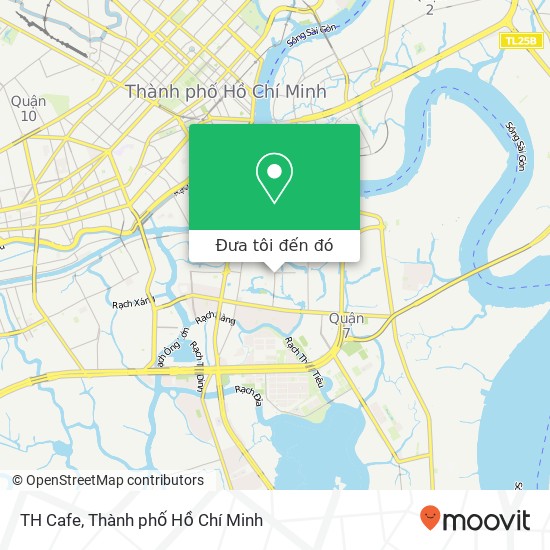 Bản đồ TH Cafe, ĐƯỜNG Số 10 Quận 7, Thành Phố Hồ Chí Minh