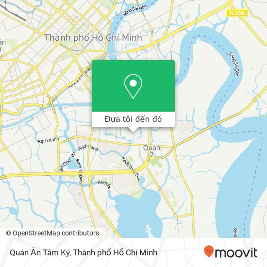 Bản đồ Quán Ăn Tâm Ký, 96 ĐƯỜNG Số 47 Quận 7, Thành Phố Hồ Chí Minh