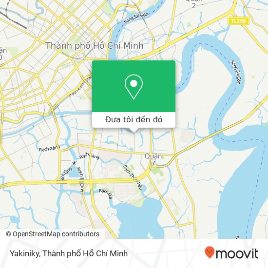Bản đồ Yakiniky, ĐƯỜNG Lâm Văn Bền Quận 7, Thành Phố Hồ Chí Minh