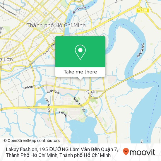 Bản đồ Lakay Fashion, 195 ĐƯỜNG Lâm Văn Bền Quận 7, Thành Phố Hồ Chí Minh