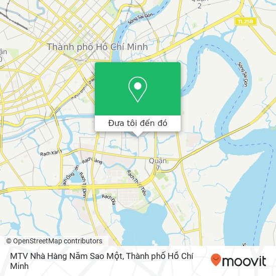 Bản đồ MTV Nhà Hàng Năm Sao Một, ĐƯỜNG Lâm Văn Bền Quận 7, Thành Phố Hồ Chí Minh