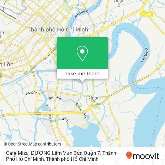 Bản đồ Cafe Mizu, ĐƯỜNG Lâm Văn Bền Quận 7, Thành Phố Hồ Chí Minh