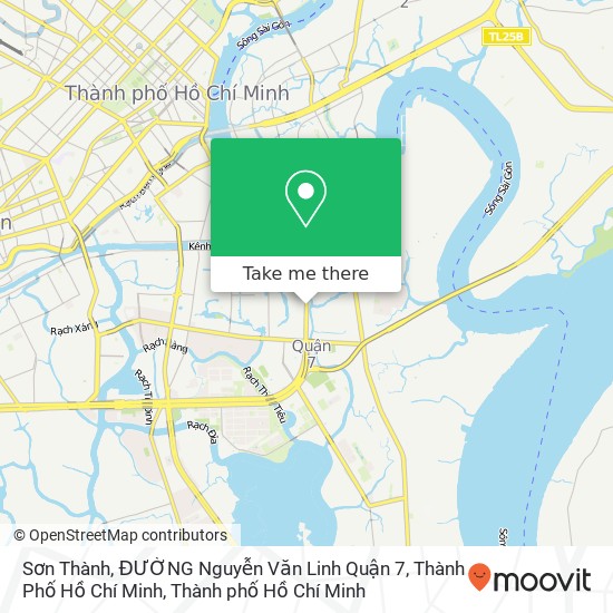 Bản đồ Sơn Thành, ĐƯỜNG Nguyễn Văn Linh Quận 7, Thành Phố Hồ Chí Minh