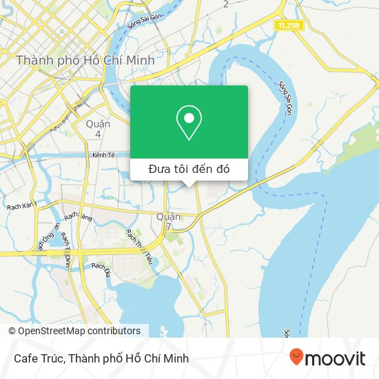 Bản đồ Cafe Trúc, HẺM 34 Nhánh 2 Lý Phục Man Quận 7, Thành Phố Hồ Chí Minh