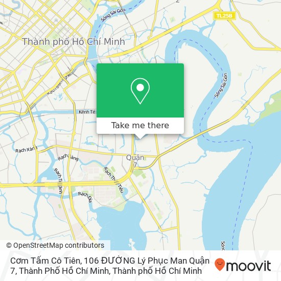 Bản đồ Cơm Tấm Cô Tiên, 106 ĐƯỜNG Lý Phục Man Quận 7, Thành Phố Hồ Chí Minh