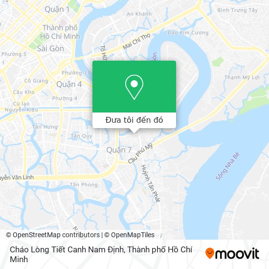 Bản đồ Cháo Lòng Tiết Canh Nam Định