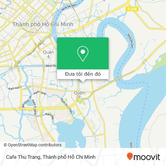 Bản đồ Cafe Thu Trang, 1 ĐƯỜNG Số 5 Quận 7, Thành Phố Hồ Chí Minh