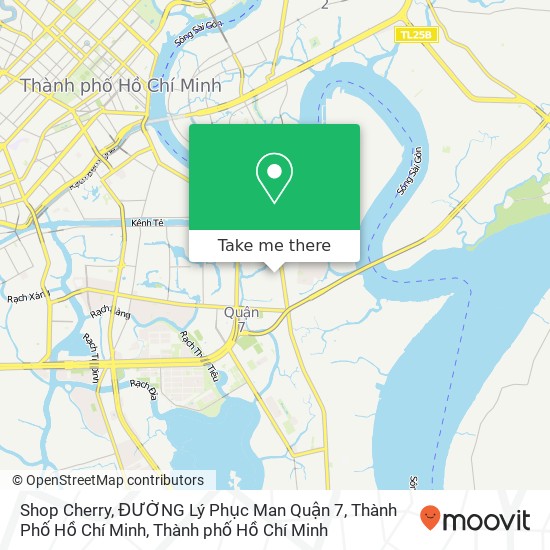 Bản đồ Shop Cherry, ĐƯỜNG Lý Phục Man Quận 7, Thành Phố Hồ Chí Minh