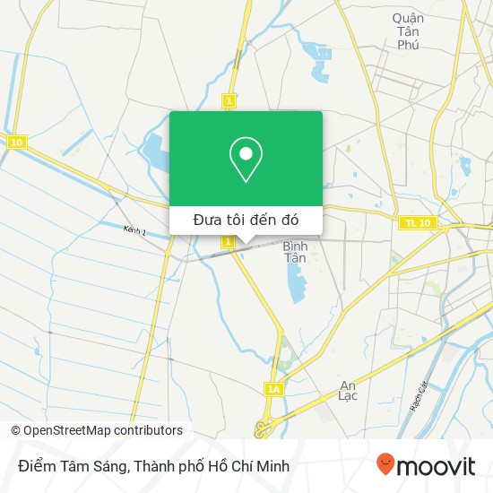 Bản đồ Điểm Tâm Sáng, ĐƯỜNG Trần Văn Giàu Quận Bình Tân, Thành Phố Hồ Chí Minh