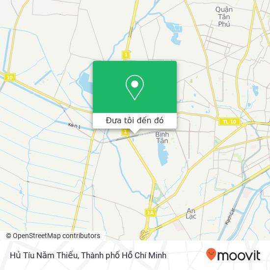 Bản đồ Hủ Tíu Năm Thiếu, ĐƯỜNG Trần Văn Giàu Quận Bình Tân, Thành Phố Hồ Chí Minh