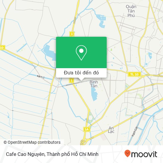 Bản đồ Cafe Cao Nguyên, ĐƯỜNG Trần Văn Giàu Quận Bình Tân, Thành Phố Hồ Chí Minh