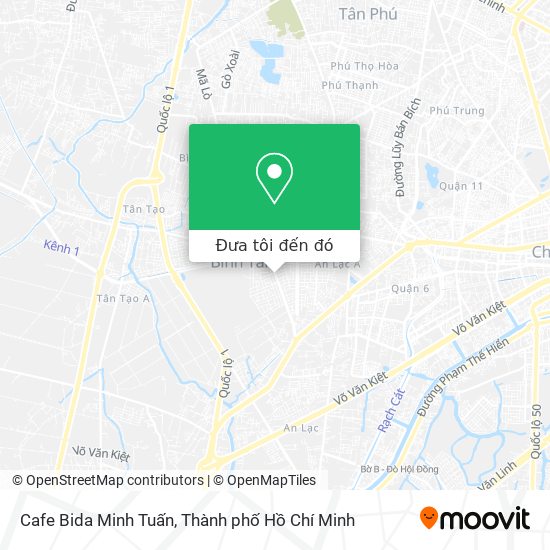 Bản đồ Cafe Bida Minh Tuấn