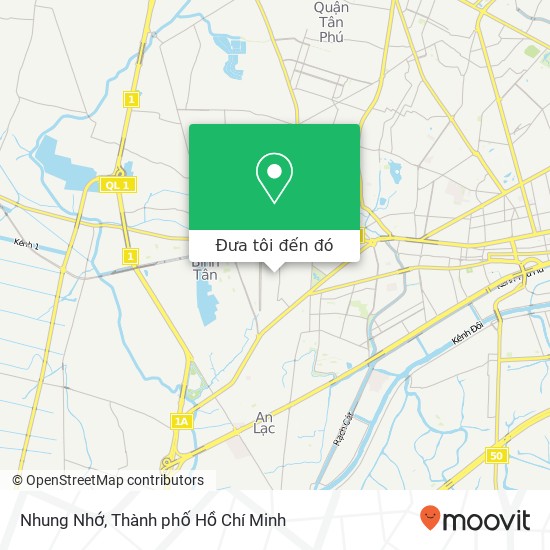 Bản đồ Nhung Nhớ, ĐƯỜNG Số 1 Quận Bình Tân, Thành Phố Hồ Chí Minh