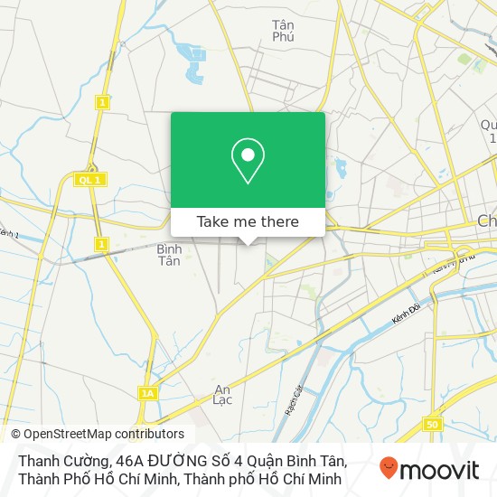 Bản đồ Thanh Cường, 46A ĐƯỜNG Số 4 Quận Bình Tân, Thành Phố Hồ Chí Minh