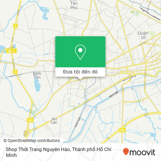 Bản đồ Shop Thời Trang Nguyên Hào, ĐƯỜNG Bình Phú Quận 6, Thành Phố Hồ Chí Minh