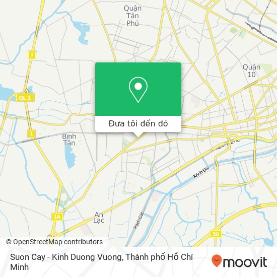 Bản đồ Suon Cay - Kinh Duong Vuong, 99 ĐƯỜNG Kinh Dương Vương Quận 6, Thành Phố Hồ Chí Minh