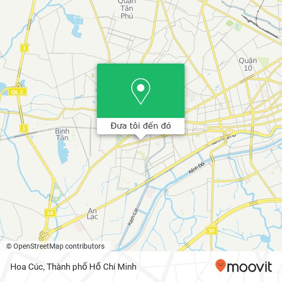 Bản đồ Hoa Cúc, 748 ĐƯỜNG Hậu Giang Quận 6, Thành Phố Hồ Chí Minh
