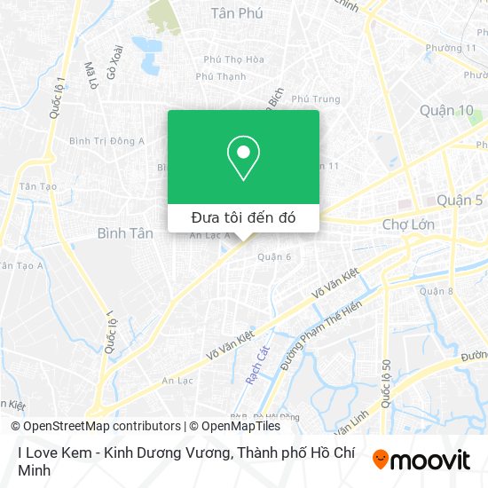 Bản đồ I Love Kem - Kinh Dương Vương