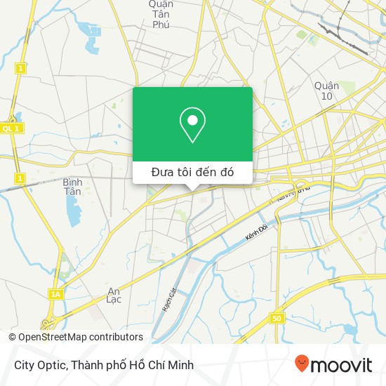 Bản đồ City Optic, 588 ĐƯỜNG Hậu Giang Quận 6, Thành Phố Hồ Chí Minh