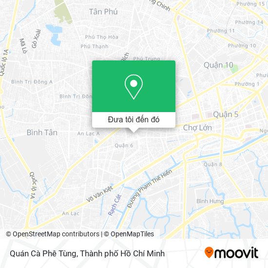 Bản đồ Quán Cà Phê Tùng