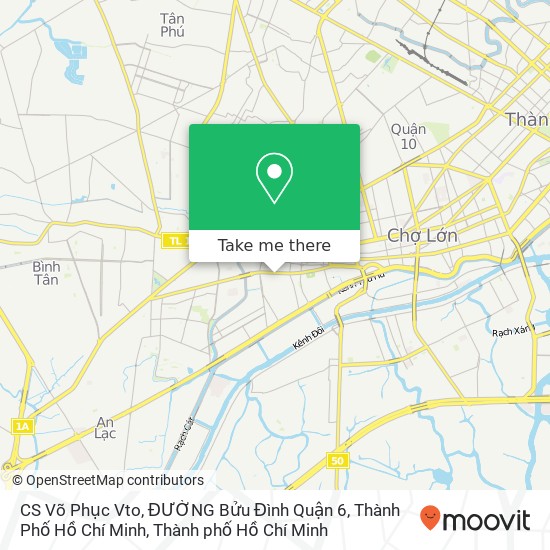 Bản đồ CS Võ Phục Vto, ĐƯỜNG Bửu Đình Quận 6, Thành Phố Hồ Chí Minh