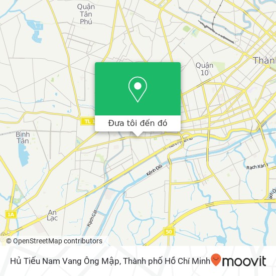 Bản đồ Hủ Tiếu Nam Vang Ông Mập, ĐƯỜNG Hậu Giang Quận 6, Thành Phố Hồ Chí Minh