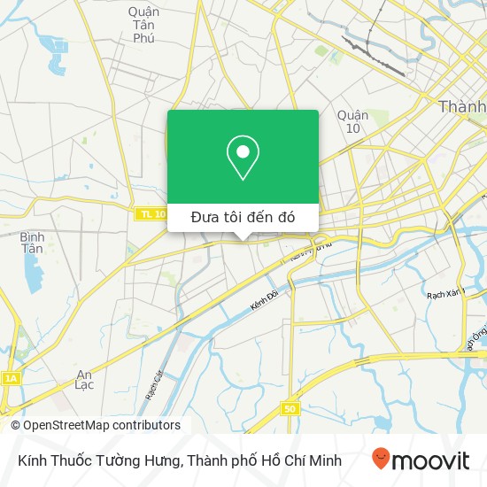 Bản đồ Kính Thuốc Tường Hưng, ĐƯỜNG Hậu Giang Quận 6, Thành Phố Hồ Chí Minh